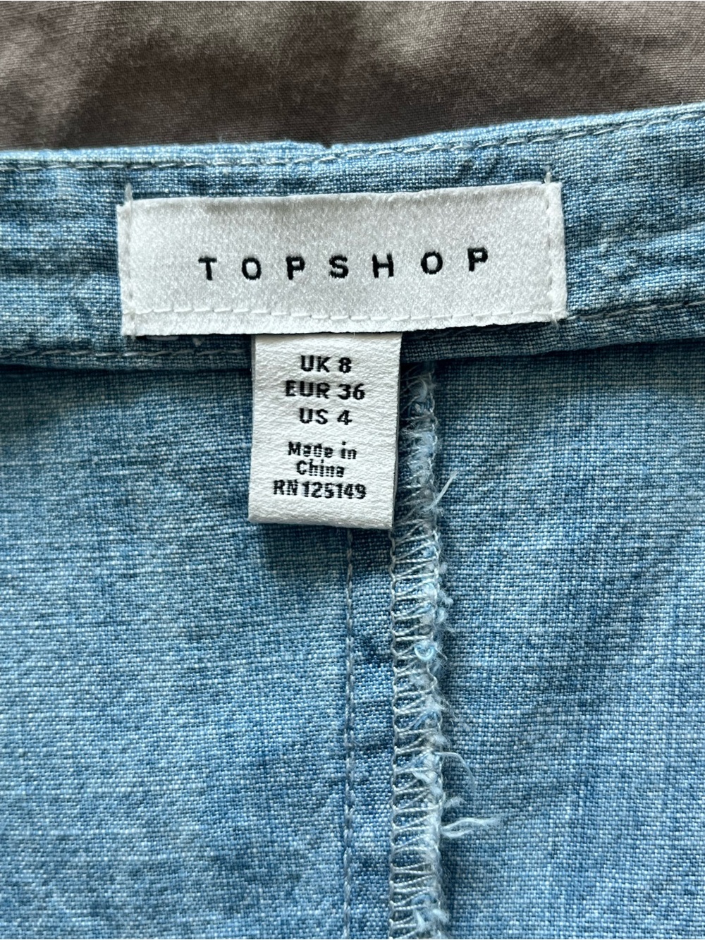 Topshop Button-Front Ruffle Dress - Picture 12 of 15